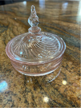 Tiffin Milady Pink Depression Glass Covered Dish One Size